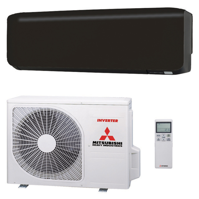 Mitsubishi Heavy Wand single-split SRK35ZS-WFB 3,5 kW Zwart incl. wifi-module