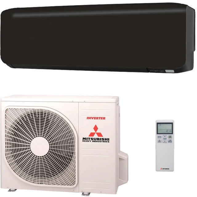 Mitsubishi Heavy Wand single-split SRK50ZS-WFB 5,0 kW Zwart incl. wifi-module