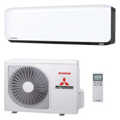 Mitsubishi Heavy Wand single-split SRK25ZS-WFB 2,5 kW Zwart/wit incl. wifi-module