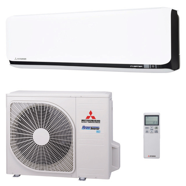 Mitsubishi Heavy Wand single-split SRK50ZSX-WFB 5,0 kW Zwart/wit incl. wifi-module