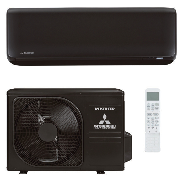 Mitsubishi Heavy Wand single-split SRK35ZT-WFB 3,5 kW Zwart incl. wifi-module